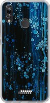 Huawei P20 Lite (2018) Hoesje Transparant TPU Case - Bubbling Blues #ffffff