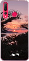 Huawei P30 Lite Hoesje Transparant TPU Case - Pretty Sunset #ffffff