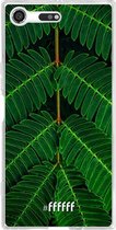 Sony Xperia XZ Premium Hoesje Transparant TPU Case - Symmetric Plants #ffffff