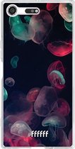Sony Xperia XZ Premium Hoesje Transparant TPU Case - Jellyfish Bloom #ffffff