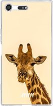 Sony Xperia XZ Premium Hoesje Transparant TPU Case - Giraffe #ffffff