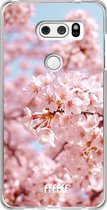 LG V30 (2017) Hoesje Transparant TPU Case - Cherry Blossom #ffffff