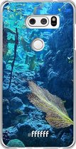 LG V30 (2017) Hoesje Transparant TPU Case - Coral Reef #ffffff