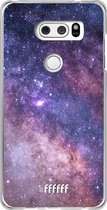 LG V30 (2017) Hoesje Transparant TPU Case - Galaxy Stars #ffffff