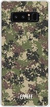 Samsung Galaxy Note 8 Hoesje Transparant TPU Case - Digital Camouflage #ffffff