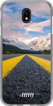 Samsung Galaxy J7 (2017) Hoesje Transparant TPU Case - Road Ahead #ffffff