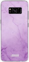 Samsung Galaxy S8 Plus Hoesje Transparant TPU Case - Lilac Marble #ffffff