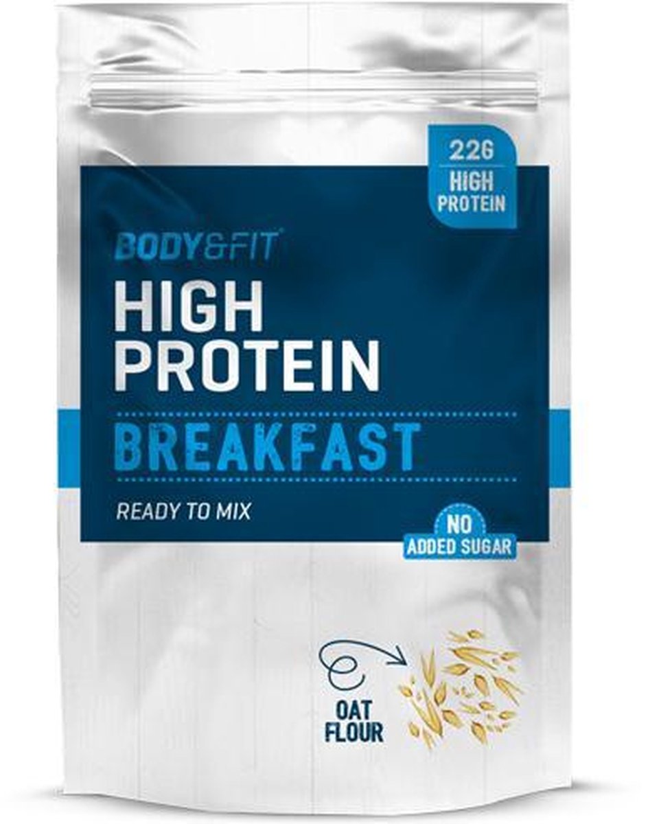 Goedkoopste Body & Fit High Protein Breakfast - Maaltijdshake - Eiwitshake / Proteine Poeder - Banaan - 1980 gram (36 shakes