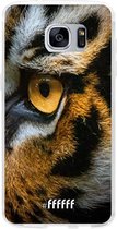 Samsung Galaxy S7 Hoesje Transparant TPU Case - Tiger #ffffff