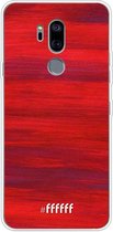 LG G7 ThinQ Hoesje Transparant TPU Case - Scarlet Canvas #ffffff