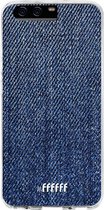 Huawei P10 Hoesje Transparant TPU Case - Denim #ffffff