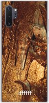 6F hoesje - geschikt voor Samsung Galaxy Note 10 Plus -  Transparant TPU Case - Lets go Gold #ffffff