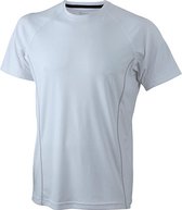James and Nicholson - Heren Running Reflex T-Shirt (Wit/Wit)