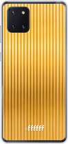 Samsung Galaxy Note 10 Lite Hoesje Transparant TPU Case - Bold Gold #ffffff