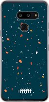 LG G8 ThinQ Hoesje Transparant TPU Case - Terrazzo N°9 #ffffff