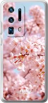 Huawei P40 Pro+ Hoesje Transparant TPU Case - Cherry Blossom #ffffff