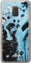 Samsung Galaxy A8 (2018) Hoesje Transparant TPU Case - Melted Opal #ffffff