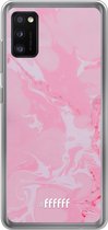 Samsung Galaxy A41 Hoesje Transparant TPU Case - Pink Sync #ffffff