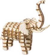 Robotime Modern 3D Houten Puzzel Olifant