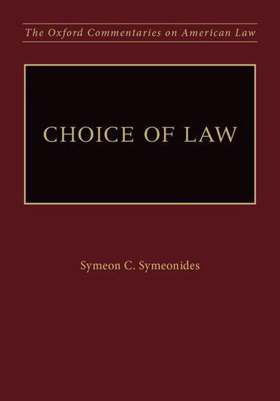 Oxford Commentaries on American Law - Choice of Law - cover
