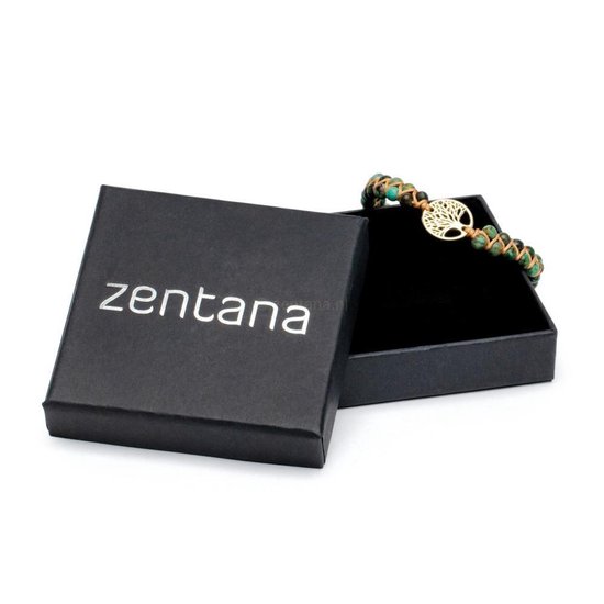 Zentana Bohemian Armband Afrikaans Turkoois Tree of life Verstelbaar