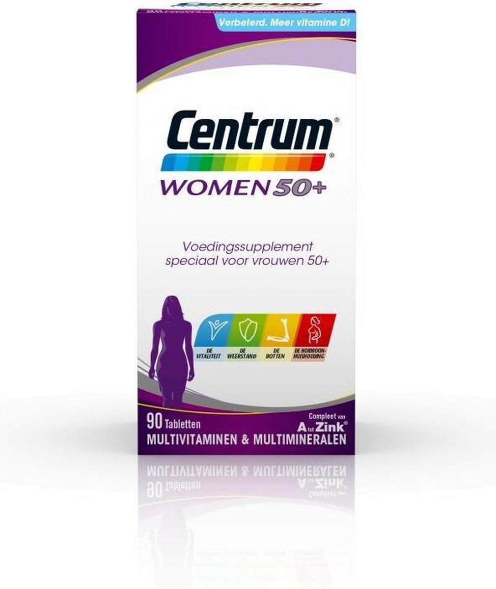 bol.com | Centrum women advanced 50+ - 90 Tabletten - Multivitaminen