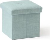 Kid’s Concept Poef + Opbergbox Lichtblauw
