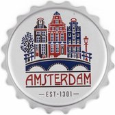 Opener PVC Magneet Huisjes Amsterdam - Souvenir