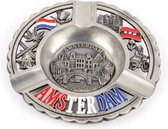 Asbak Rond Amsterdam Compilatie Tin - Souvenir