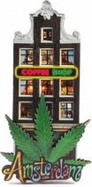 Magneet 2D MDF Coffeeshop Amsterdam - Souvenir