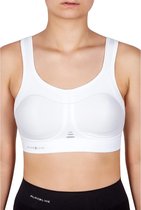 Pure lime Compressie - Sportbeha - Vrouwen- Wit