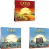 Afbeelding van het spelletje Spellenbundel - Catan -3 stuks- Basisspel & Uitbreidingen Zeevaarders & De Legende van de Zeerovers