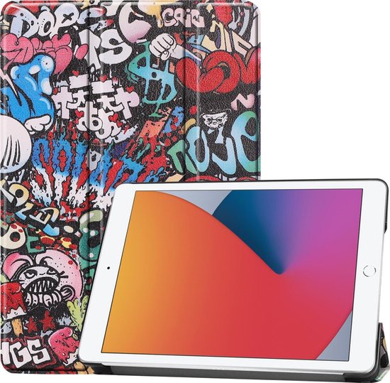 iPad 10.2 2020 Hoes Book Case Hoesje Tablet Luxe Cover - Graffity
