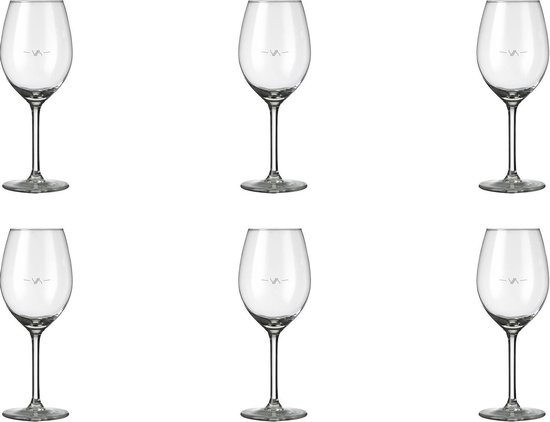 Royal Leerdam L Esprit du Vin Verre à vin 41 cl - Avec marque de mesure - 6  pièces | bol.com