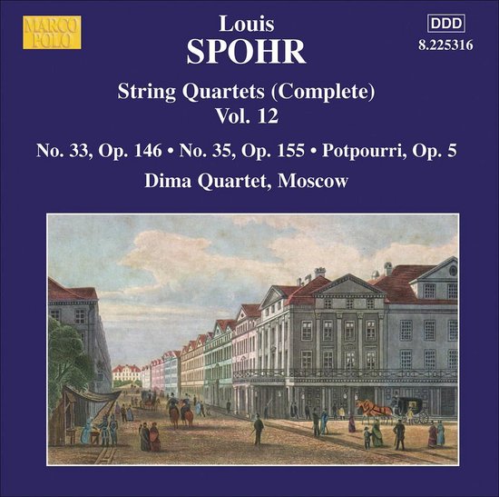 Dima Quartet Moscow - Spohr: String Quartets (Complete) Volume 12 (CD)