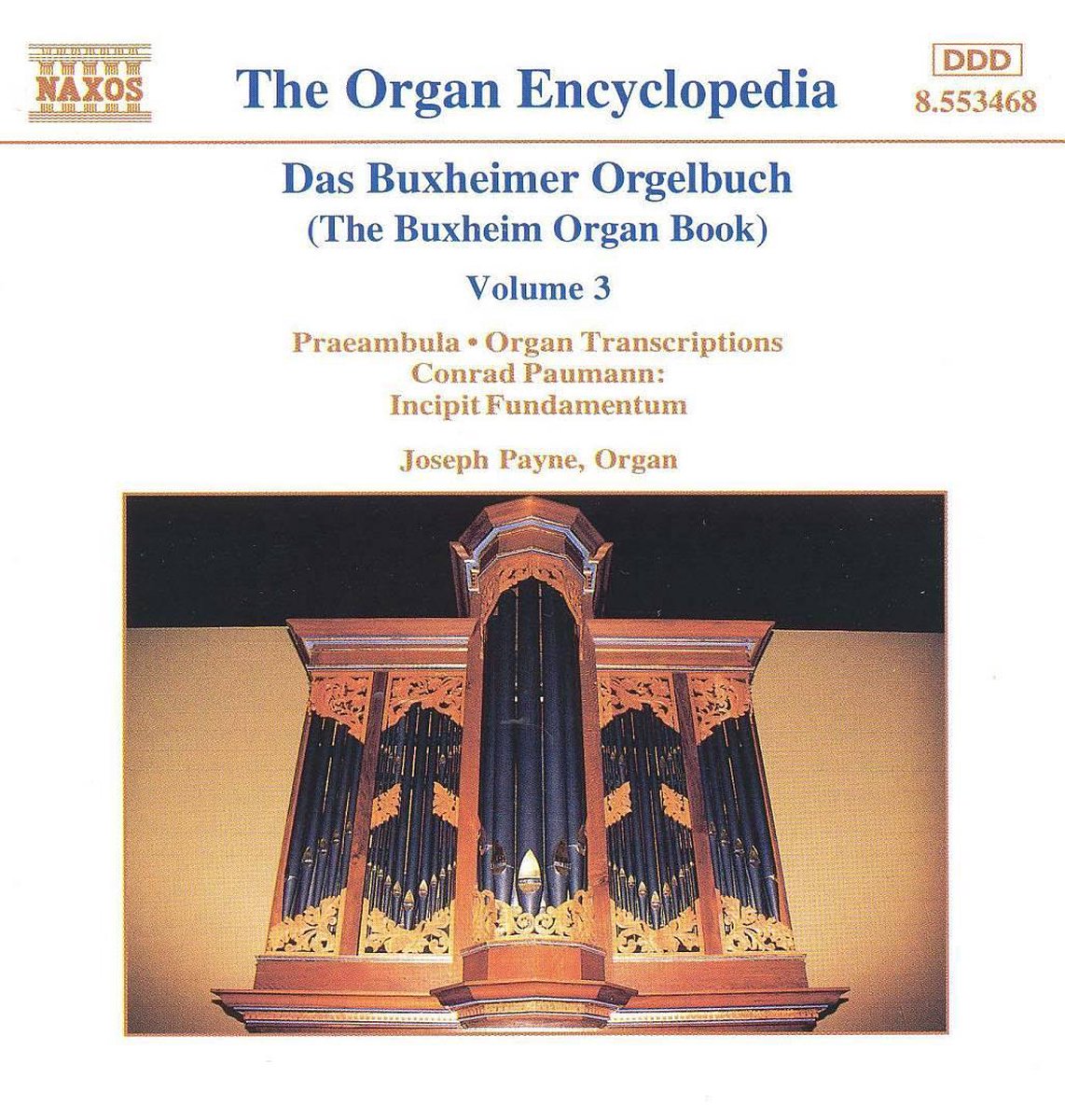 Das Buxheimer Orgelbuch Vol 3 / Joseph Payne