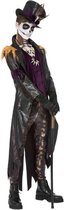 Costume Smiffys -XL- Deluxe Voodoo Witch Doctor Zwart/ Violet