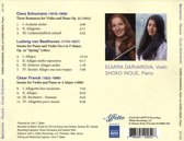 Masterpieces by Beethoven, Franck, Clara Schumann