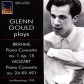 Glenn Gould plays Brahms Piano Concerto No. 1, Mozart Piano Concerto No. 24