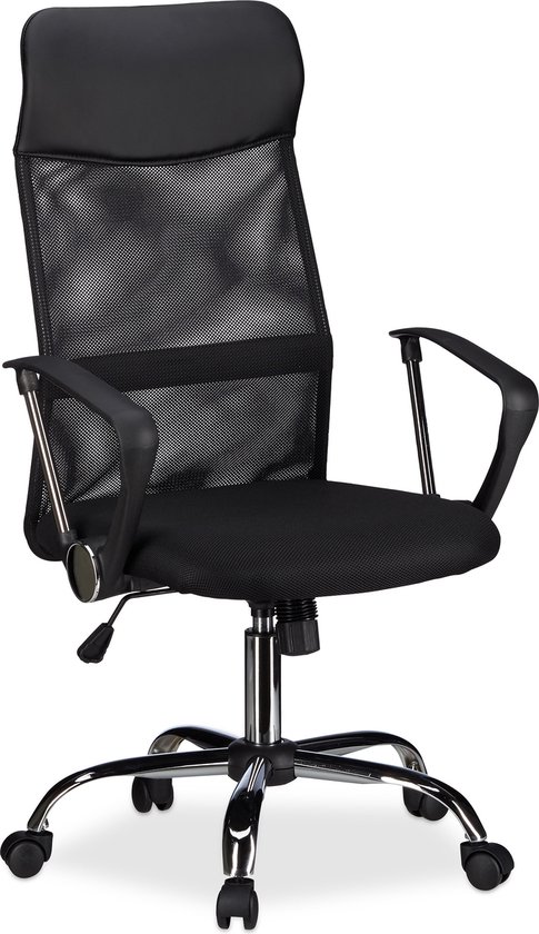 Relaxdays bureaustoel ergonomisch - Directiestoel