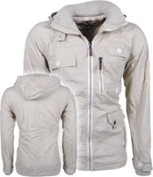 Soulstar - Heren Zomerjas - Fleece Voering - Capuchon - Mountaineer - Beige