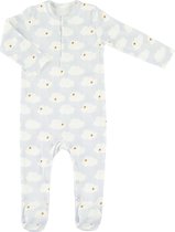 Trixie Onesie Met Voetjes Clouds Wit Maat 74/80