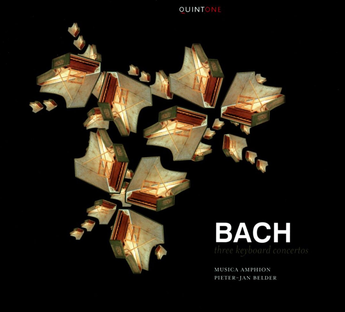 Musica Amphion - P.J. Belder - Bach - Three Keyboard Concertos (CD)
