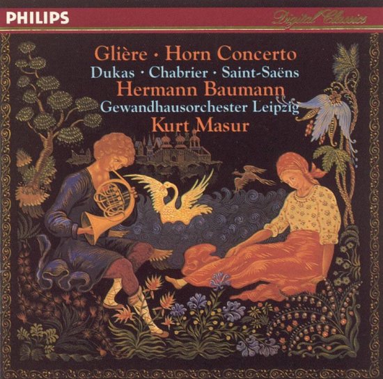 Hermann Baumann plays Glière, Saint-Saëns, Dukas, Chabrier
