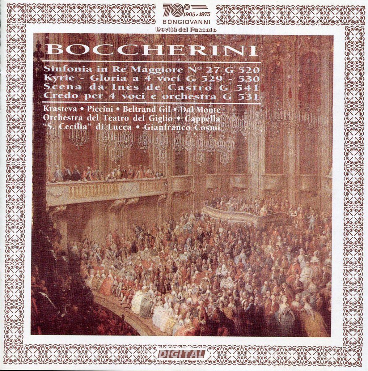 Boccherini: Sinfonia In Re Magg N. 27 G 520