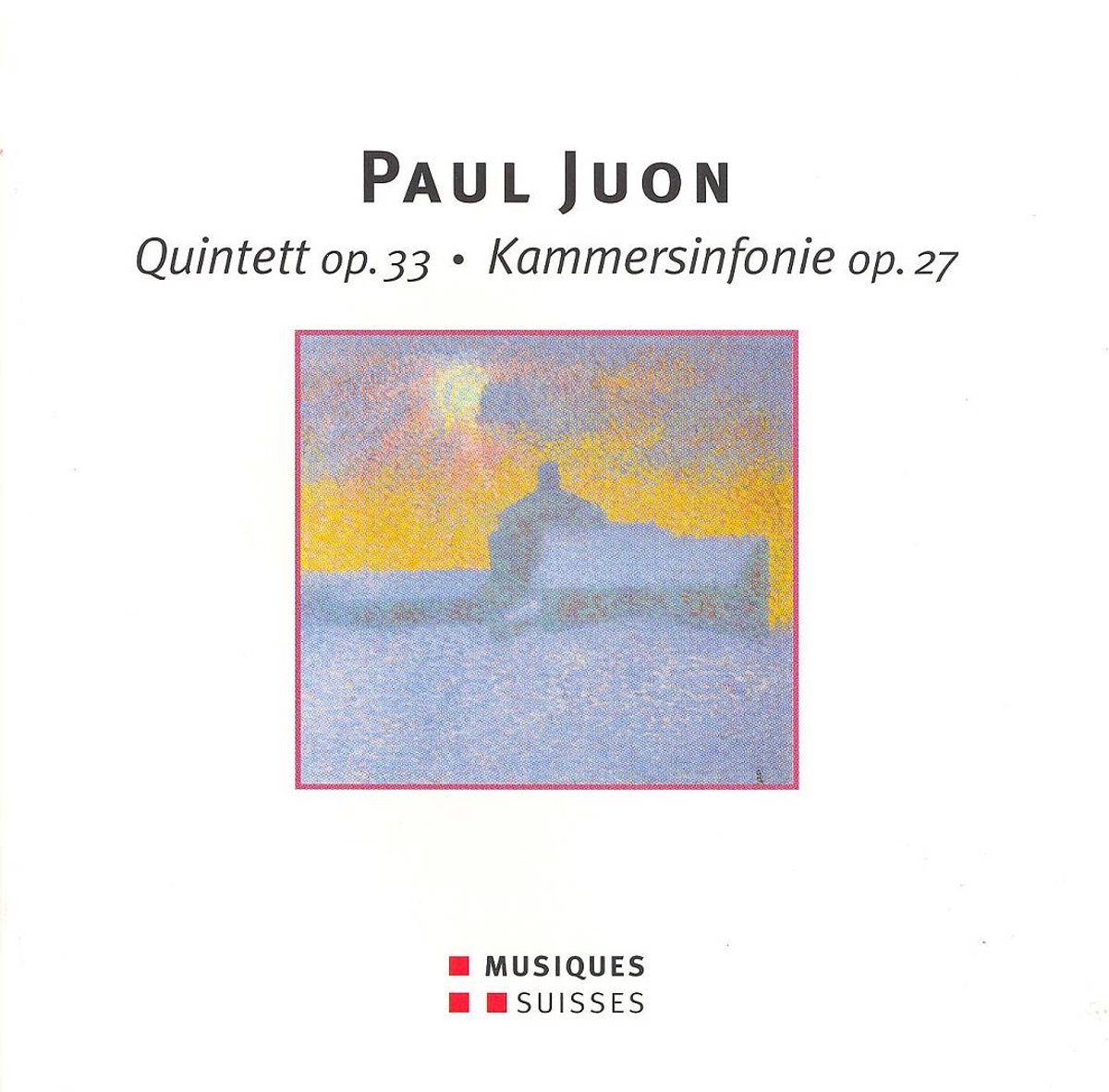 Juon: Quintett Op. 33, Kammersinfon