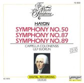 Haydn: Symphonies Nos. 50, 87, 89