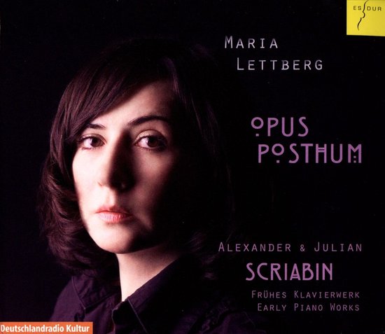 Foto: Opus posthum scriabin early piano works 1 cd