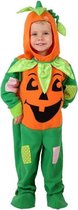 "Oranje en groene Pompoenen pak Voor Halloween - Kinderkostuums - 86/92"