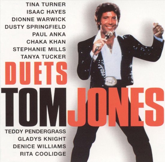 Tom Jones met de tekst "DUETS TOM JONES"
